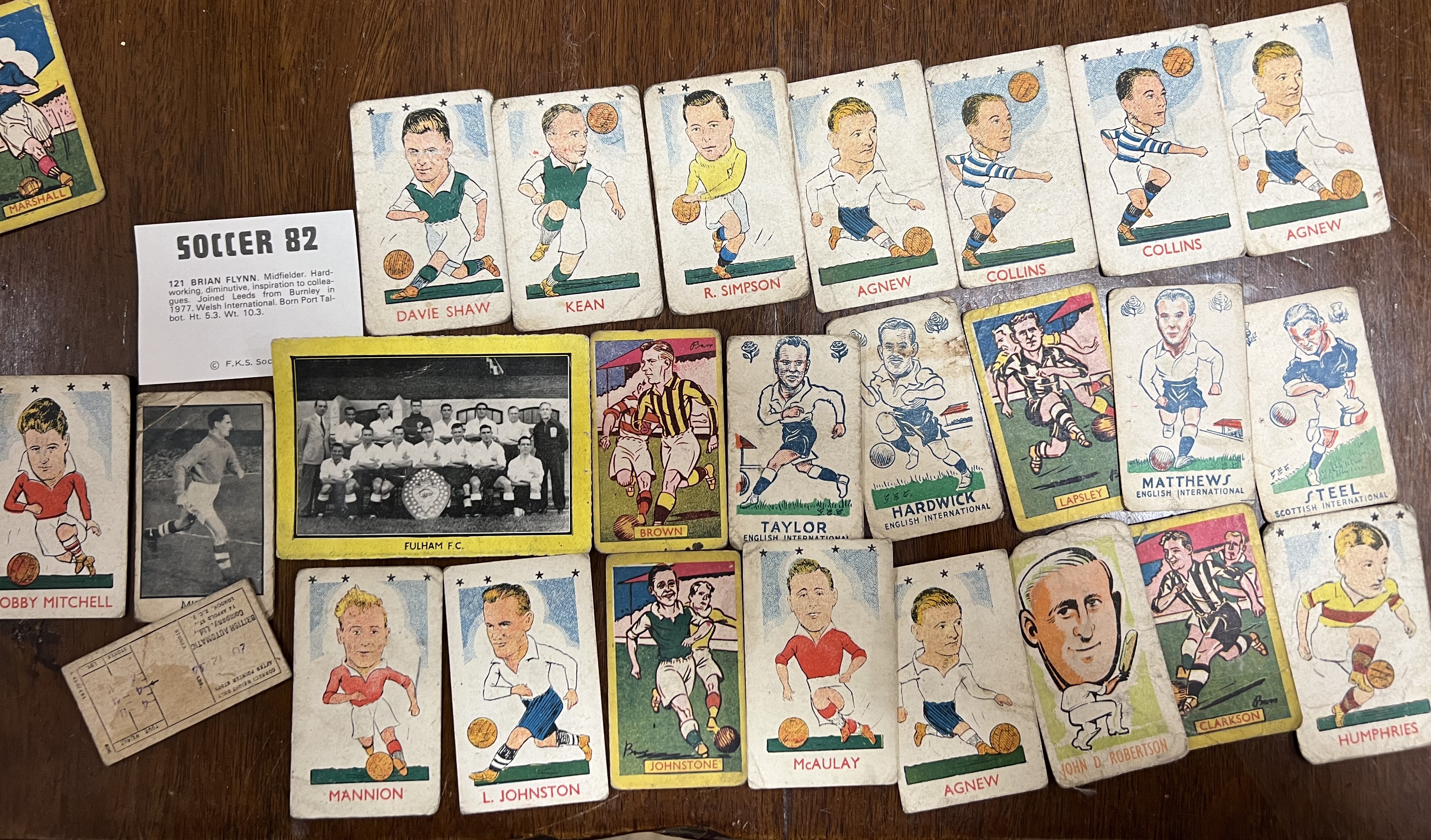 A large quantity of vintage cigarette cards, mainly Football Stars (Scottish football), including - Image 2 of 7