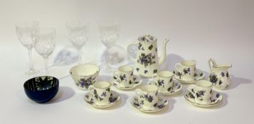 A mixed group comprising, a Royal Copenhagen Tenera by Marianna Johnson small decorative bowl (h-