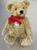 Property of the late Countess Haig, a modern German Steiff golden mohair 1920s bear with stitched