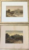 After Waller Hugh Paton (Scottish 1828-1895), pair of 19thc landscape coloured prints, both in a