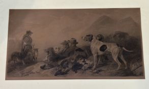 A pair of 19thc G Paterson lithographs after Richard Ansdell, one titled "Shooting waiting for the