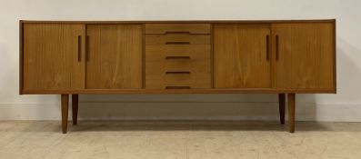 Nils Jonsson for Troeds, a mid century Swedish teak sideboard, circa 1960s, fitted with four