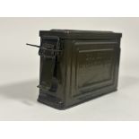 U.S Cal 30MI Ammunition Box in original green paint, undated. (27mmx18mmx9.5mm)