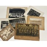 19th and 20th Military photos KOSB cricket team 1895. Royal Marines WW1 Royal Scott (Officers) WW1