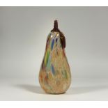 A large Murano glass model of a gourd, Maestri Vetrai, second half of the 20th century, the body
