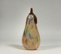 A large Murano glass model of a gourd, Maestri Vetrai, second half of the 20th century, the body