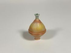 Geoffrey Swindell (British, b. 1945), Narrow Footed Vessel, glazed porcelain, incised 