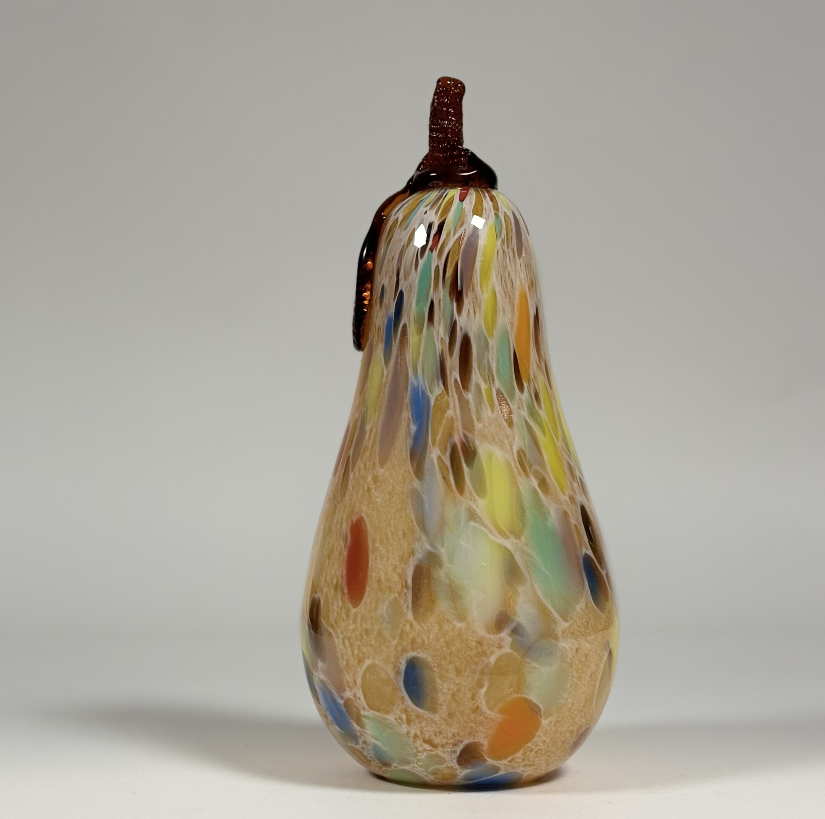 A large Murano glass model of a gourd, Maestri Vetrai, second half of the 20th century, the body - Image 3 of 4