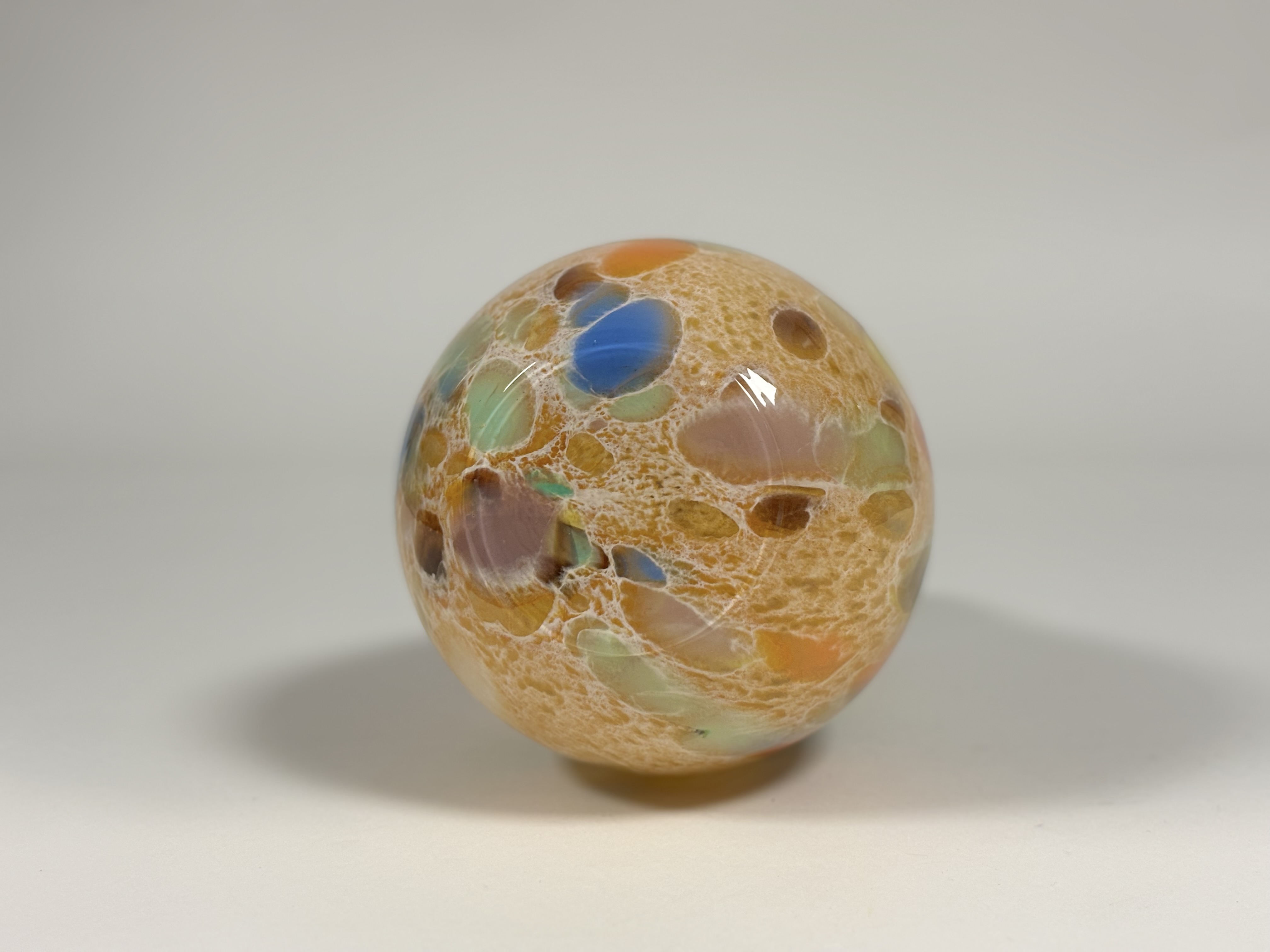 A large Murano glass model of a gourd, Maestri Vetrai, second half of the 20th century, the body - Image 4 of 4