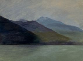 Peter Podmore (British, b. 1942), Loch Na Keal (Mull), signed lower right and dated (19)95, gouache,
