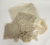 Property of the Late Countess Haig: a group of 19th and early 20th century lace, primarily Brussels,