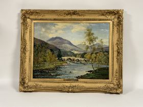 George Melvin Rennie (Scottish, 1874-1953), The Old Bridge of Dee, Invercauld, signed lower right,