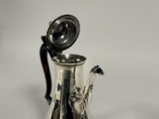 An early George III silver coffee pot