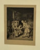 A Proof print by Jean Louis Ernest Meissonier titled Les Amateure de Painture published by S.