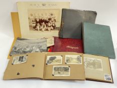 A group of antique/vintage photographs and albums, mainly Scottish subjects, and an H.M.S Benbow