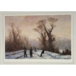 John Trickett (British 1953-), The Hunt, limited print 525/550, signed pencil bottom right,