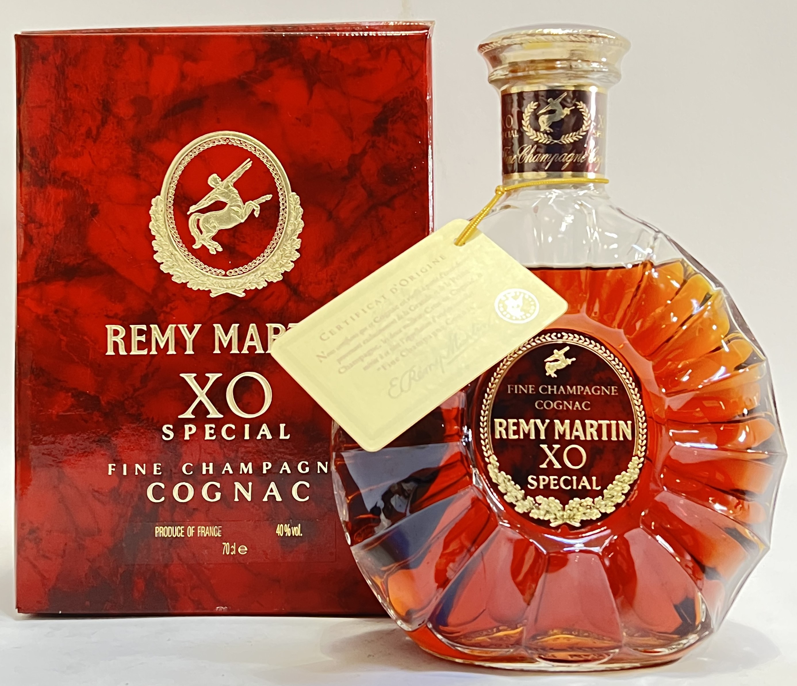 A 70cl bottle of Remy Martin XO Special Fine Champagne Cognac in original box