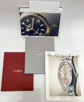 Horological interest, two Rolex catalogues (including 2021 price list booklet), together with two