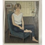 Property of the Late Countess Haig, Bryan Senior (1935-), Portrait of Vivienne Haig sitting in her