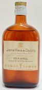 A bottle of John Haig Gold Label Liqueur Scotch Whisky (small size)