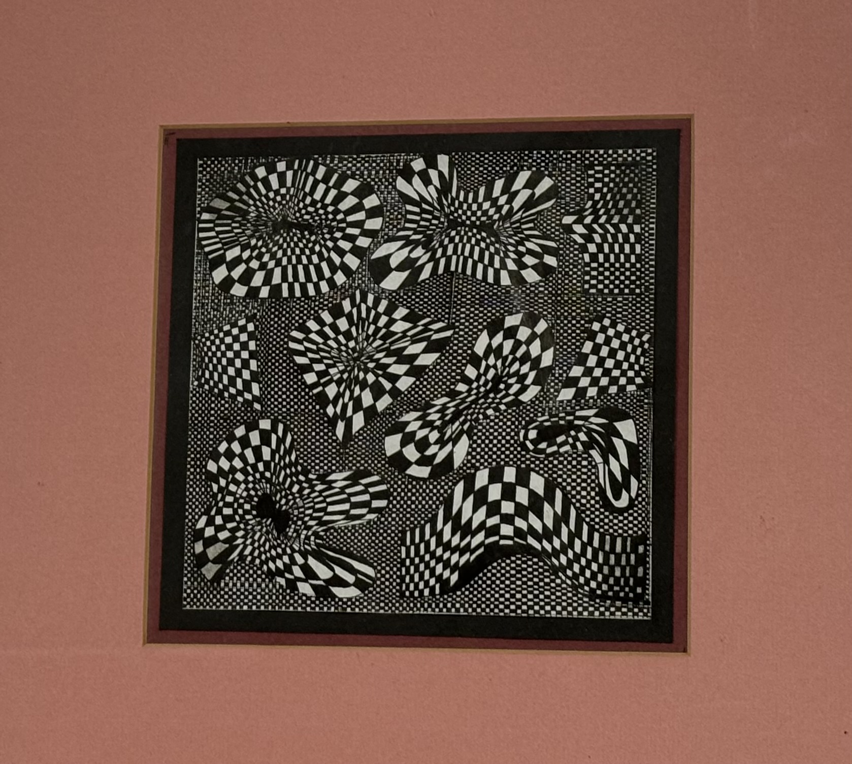 Property of the Late Countess Haig, Adrienne Haig (née Morley); 1929-2010, An Op Art square panel