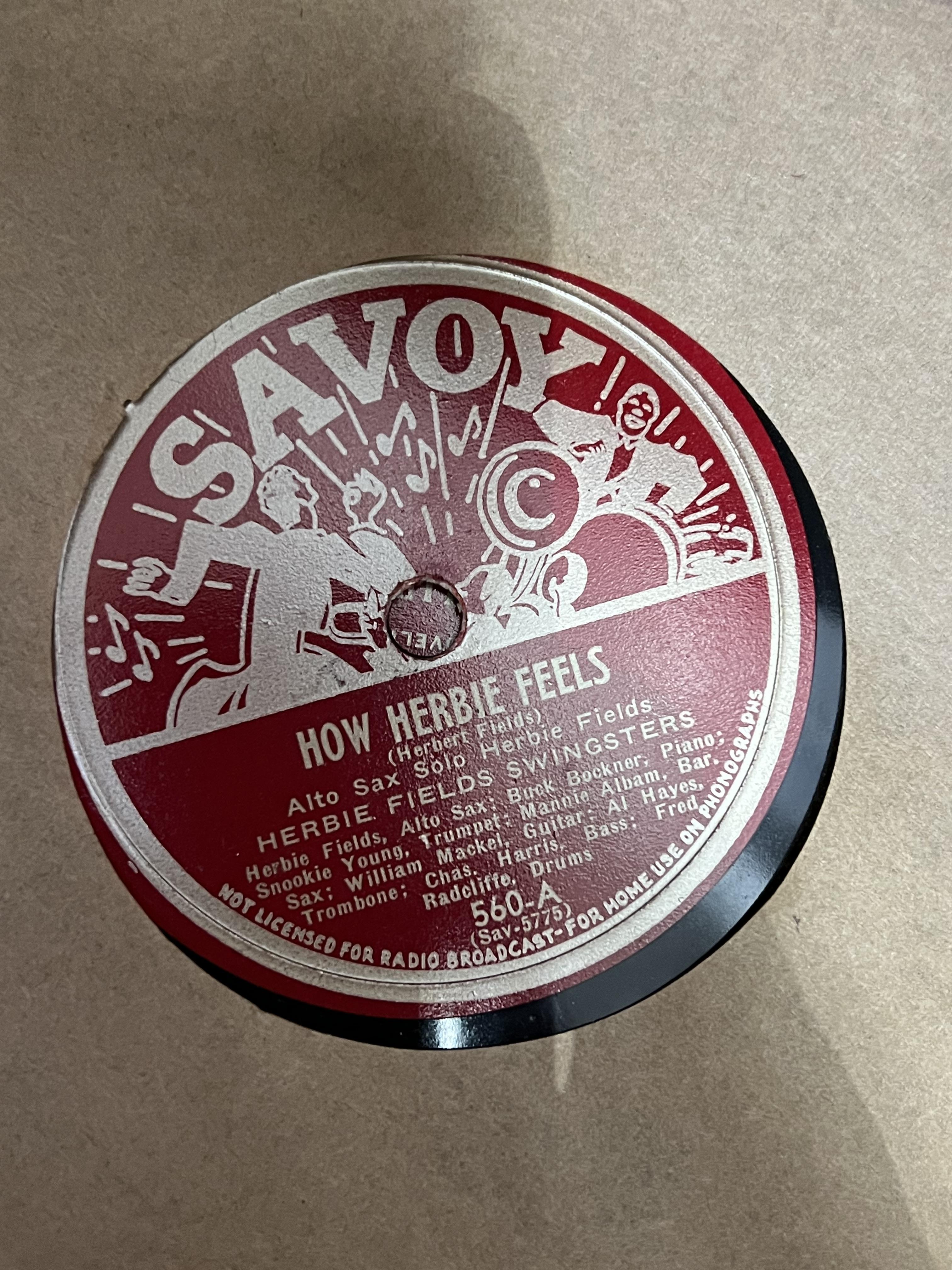 A selection of rare vintage shellac 78rpm records comprising three boxes of mostly unused Savoy - Image 6 of 6
