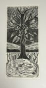 Property of the Late Countess Haig: Angela Lemaire (1944-), "The Dream of the Road", woodblock print