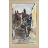 John Kidd Maxton (British 1878-1942), Back of the Old Buckhaven-Fife, watercolour, signed and titled