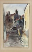 John Kidd Maxton (British 1878-1942), Back of the Old Buckhaven-Fife, watercolour, signed and titled