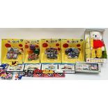 A group of Corgi toys comprising four boxed 'Noddy' toys, and four boxed Corgi die-cast cars,