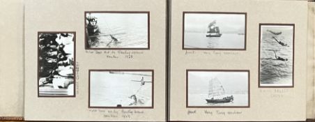A 1920s photograph album of mainly Chinese/Hong Kong themes including funerals, harbour scenes