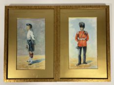 Property of the Late Countess Haig - A collection of framed watercolours by Ed Requim comprising,