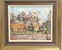 William Ferguson, Luffness Mill, acrylic on board, signed below, framed. (artist stamp verso) (