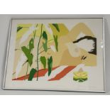 Tully Crook (British 1938-), "Summer", limited screenprint 17/20, signed, titled and numbered pencil