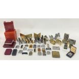 A collection of smoking accessories, to include pocket lighters by Ronson, Dupont, Colibri, etc (