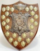 A National Agricultural Workers Union Tug of War champions shield (Dorset Branch) (h- 49cm, w-