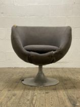 Attributed to Lennart Bender for Ulferts Ab, a mid century Swedish 'crocus' lounge chair, circa