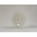 Lalique, Rene Lalique, Asters pattern, an opalescent glass coupe ouverte, etched mark (no chips,
