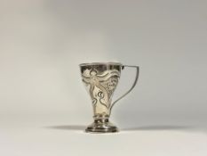 An Edwardian silver Christening cup in the Art Nouveau taste, Robert Pringle & Sons, Chester,