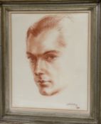Property of the Late Countess Haig - Signed indistinctly, Portrait of the Late Earl George Alexander
