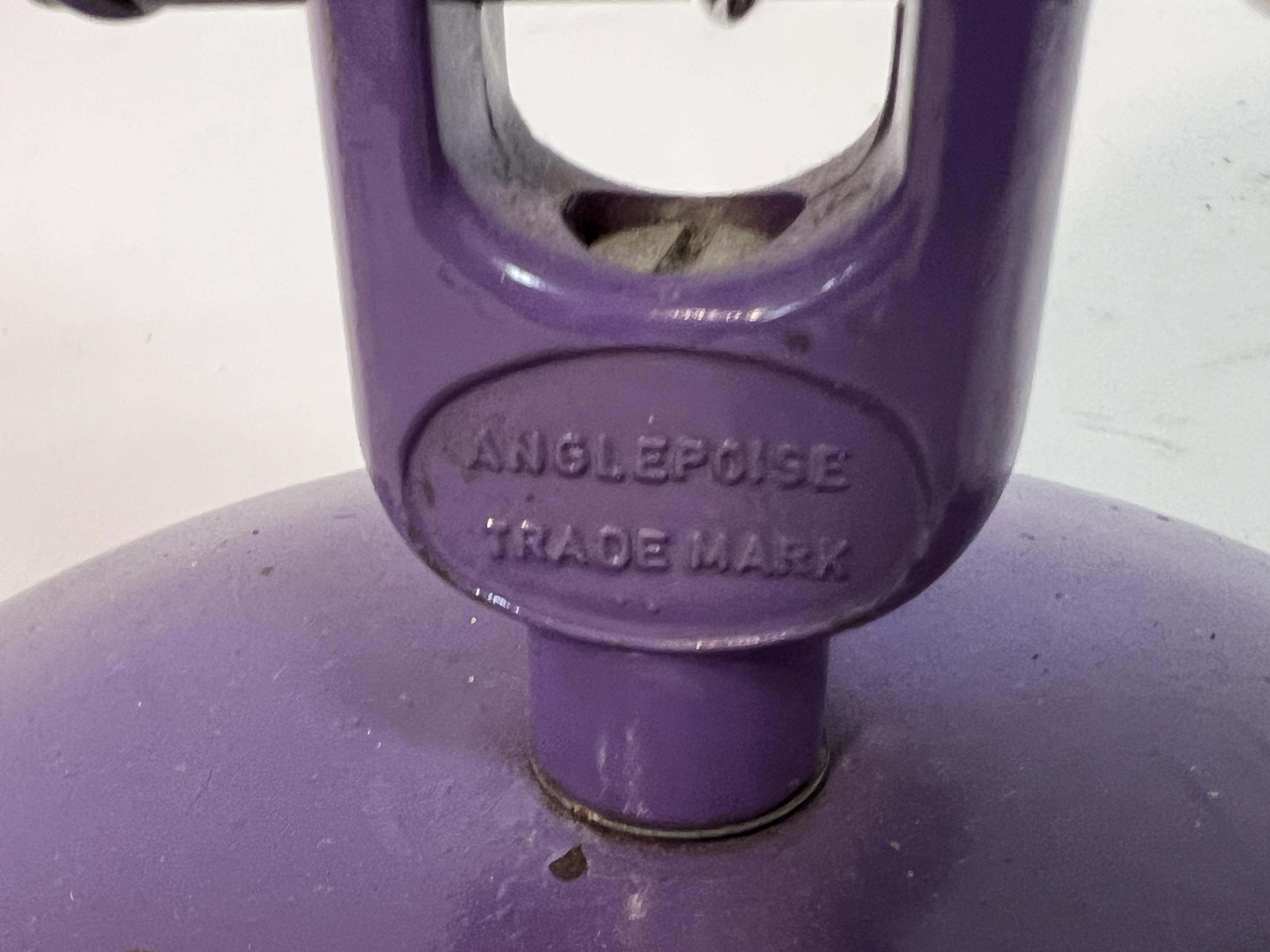An unusual purple 1970's Herbert Terry Anglepoise lamp - Image 3 of 3