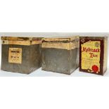 A group of large vintage biscuit tins comprising a McDowell's Digestives Edinburgh tin (h- 24cm,