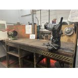 Selecta 6” ball bearings double wheel grinding machine including Oregan chain saw sharpener