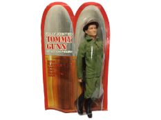 Zodiac Toys Tommy Gunn Basic Action Figure, with flock hair & flexible hands, on card with blister p