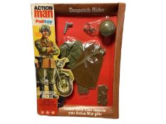 Palitoy Action Man (1975-1978) Dispatch Rider, in wood grain style packaging No.34170 (1)