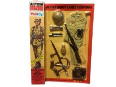 Palitoy Action Man (1981-1984) Afrika Korps Lance Corporal, in locker box packaging No.34331 (1)