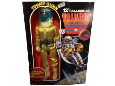 Zodiac Toys Tommy Gunn Talking (says 4 phrases not tested) Galactic Commander, in original box with