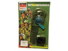 Palitoy Action Man International Uniforms including UN Peace Force No.34300, Russian Infantry No.342