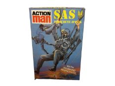 Palitoy Action Man S.A.S. Parachute Attack, boxed (slight tear to base flap) with original internal