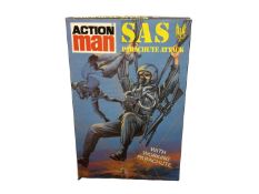 Palitoy Action Man S.A.S. Parachute Attack, boxed (slight tear to base flap) with original internal